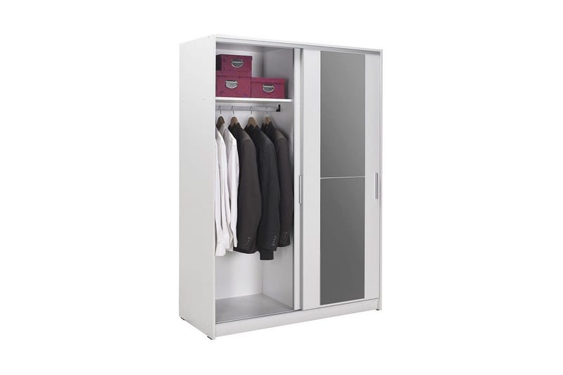 Garderobe Jovel Hvit - Hvit - Oppbevaring - Klesoppbevaring - Garderober & garderobesystem