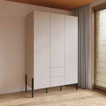 Garderobe Jukon S 3 dører med 2 skuffer - Oppbevaring - Klesoppbevaring - Garderober & garderobesystem