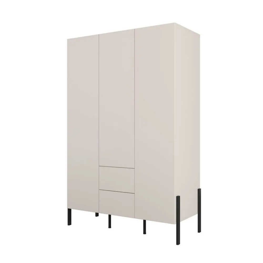 Garderobe Jukon S 3 dører med 2 skuffer -