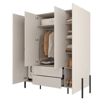 Garderobe Jukon S 4 dører med 2 skuffer - Oppbevaring - Klesoppbevaring - Garderober & garderobesystem