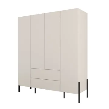 Garderobe Jukon S 4 dører med 2 skuffer - Oppbevaring - Klesoppbevaring - Garderober & garderobesystem