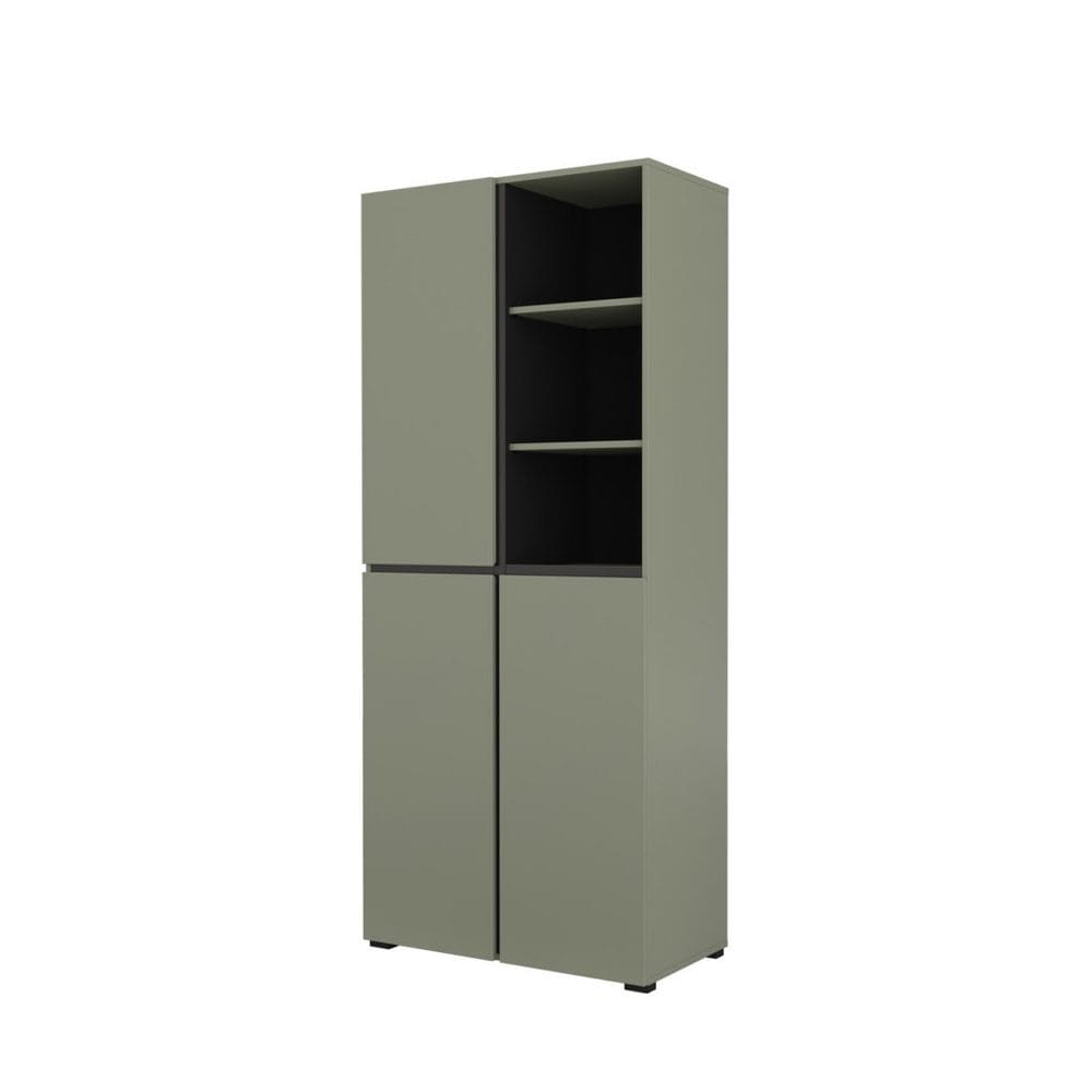 Garderobe Kors 3 dører - Grønn