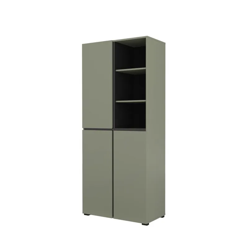 Garderobe Kors 3 dører, Grønn