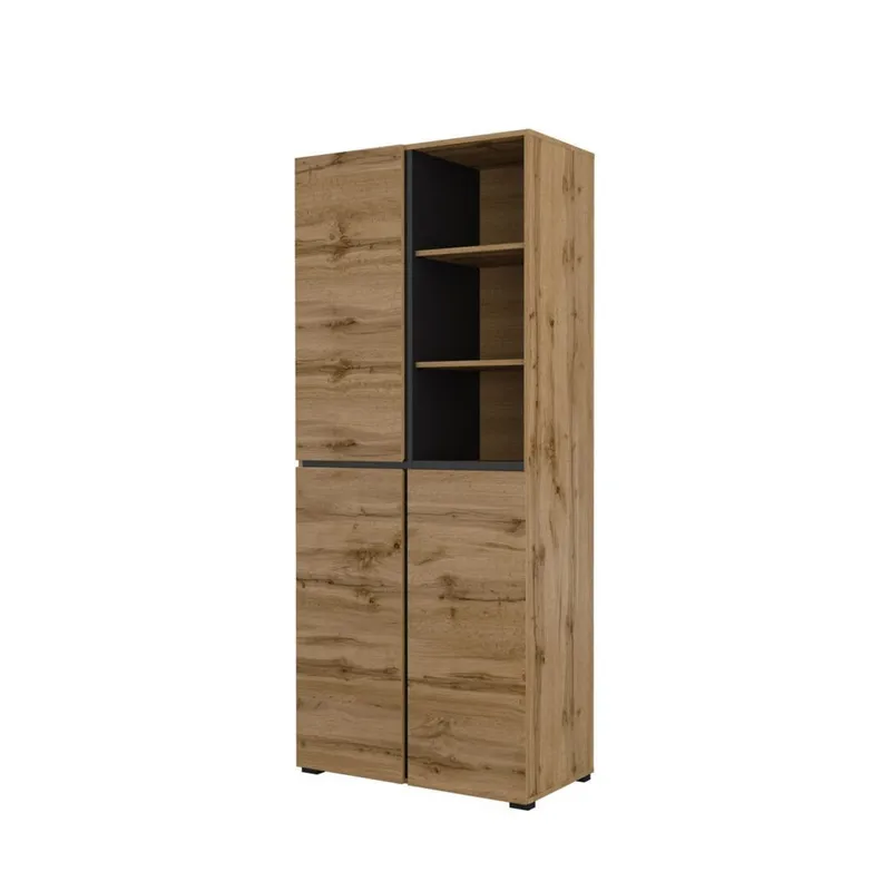 Garderobe Kors 3 dører, Wotan eik