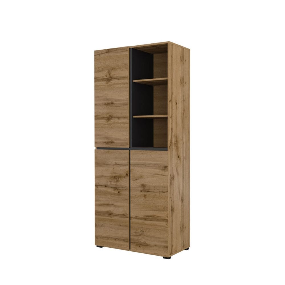 Garderobe Kors 3 dører - Wotan eik