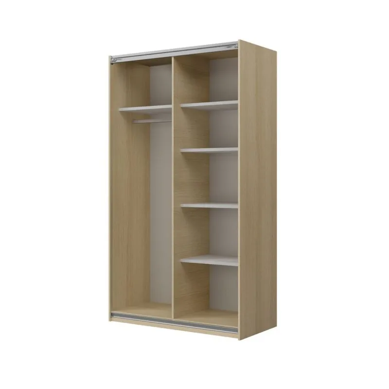 Garderobe Kube 2 skyvedør - Lindberg Eik - Oppbevaring - Klesoppbevaring - Garderober & garderobesystem