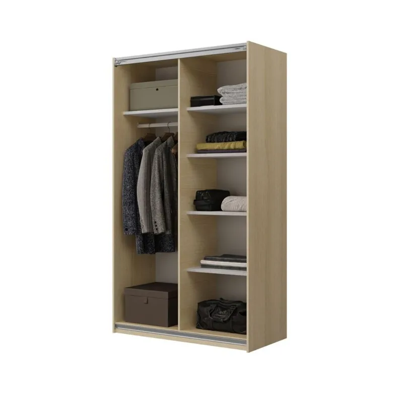 Garderobe Kube 2 skyvedør - Lindberg Eik - Oppbevaring - Klesoppbevaring - Garderober & garderobesystem