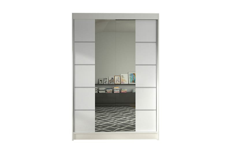 Garderobe Lino - Hvit - Oppbevaring - Klesoppbevaring - Garderober & garderobesystem