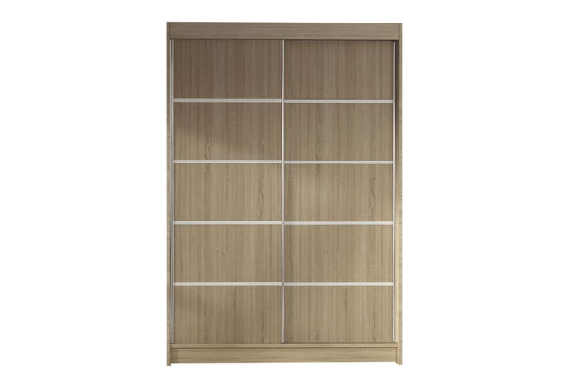 Garderobe Lino LED-belysning - Eik - Oppbevaring - Klesoppbevaring - Garderober & garderobesystem
