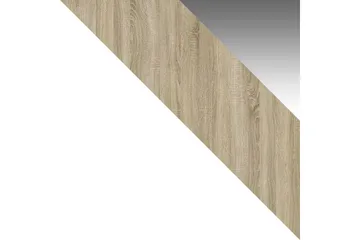 Garderobe Lino LED-belysning - Hvit/Eik - Oppbevaring - Klesoppbevaring - Garderober & garderobesystem