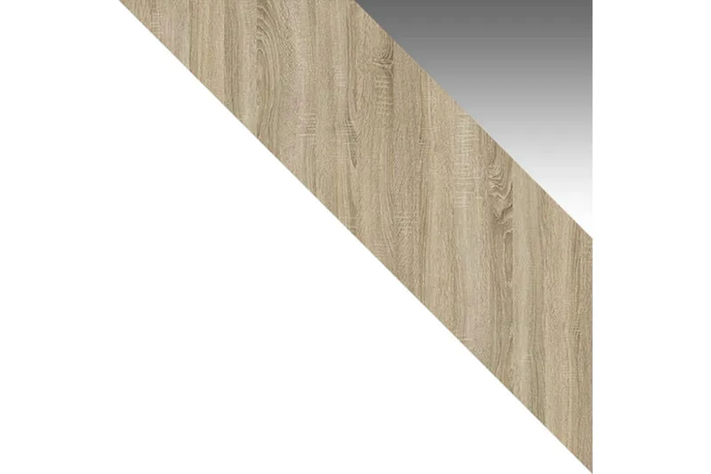 Garderobe Lino LED-belysning - Hvit/Eik - Oppbevaring - Klesoppbevaring - Garderober & garderobesystem