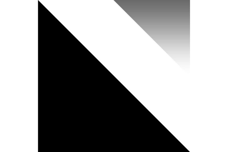 Garderobe Lino LED-belysning - Svart/Hvit - Oppbevaring - Klesoppbevaring - Garderober & garderobesystem