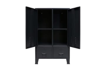 Garderobe metall industriell stil 67x35x107 cm svart - Oppbevaring - Klesoppbevaring - Garderober & garderobesystem