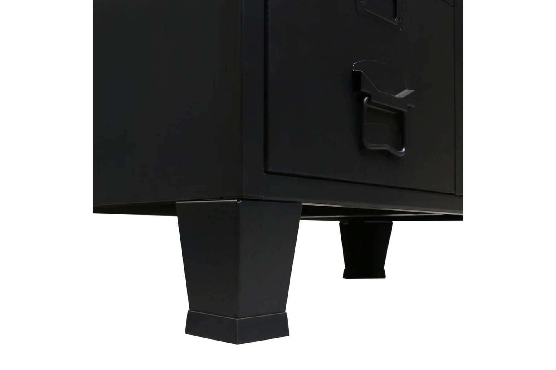 Garderobe metall industriell stil 67x35x107 cm svart - Oppbevaring - Klesoppbevaring - Garderober & garderobesystem