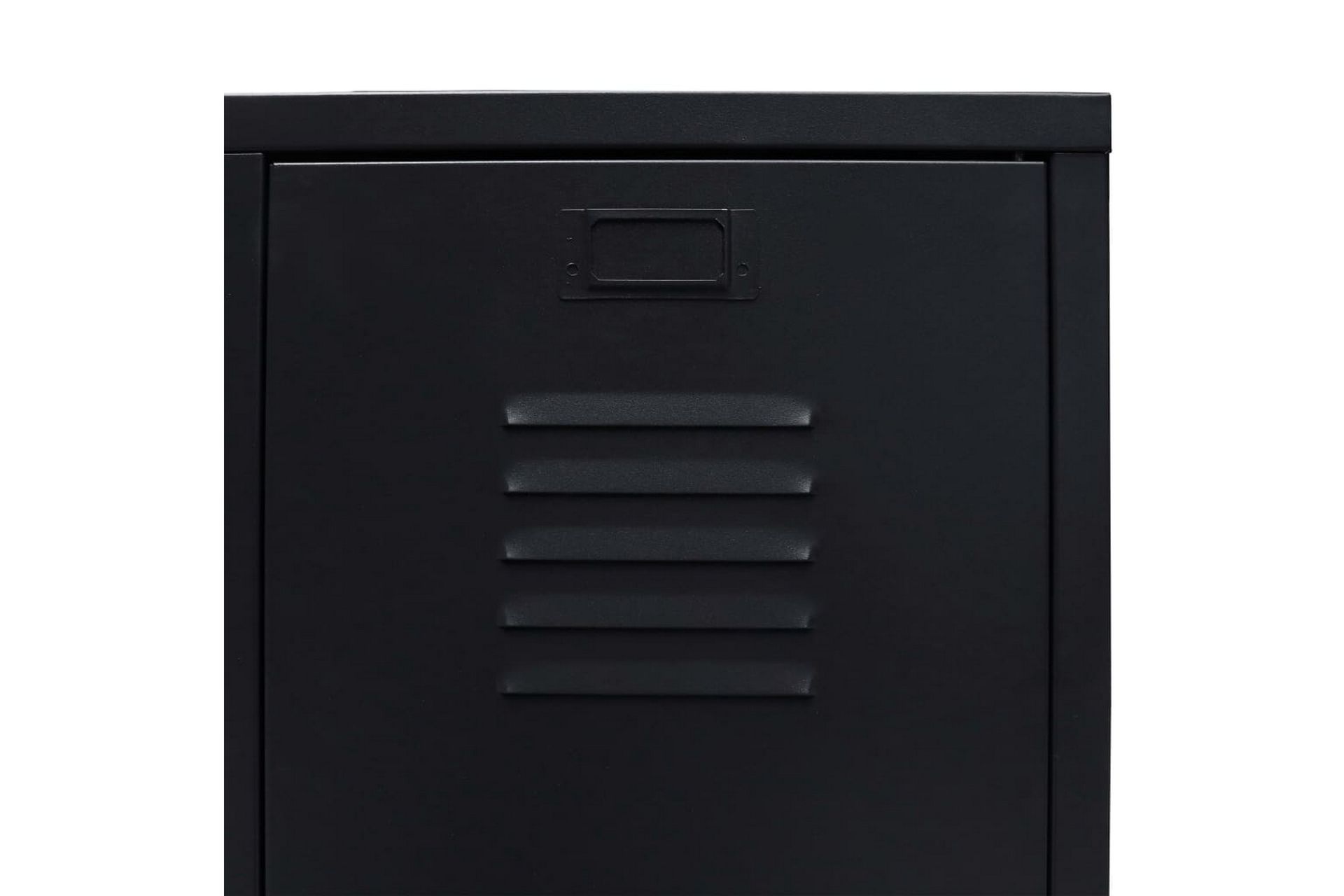 Garderobe metall industriell stil 67x35x107 cm svart - Oppbevaring - Klesoppbevaring - Garderober & garderobesystem