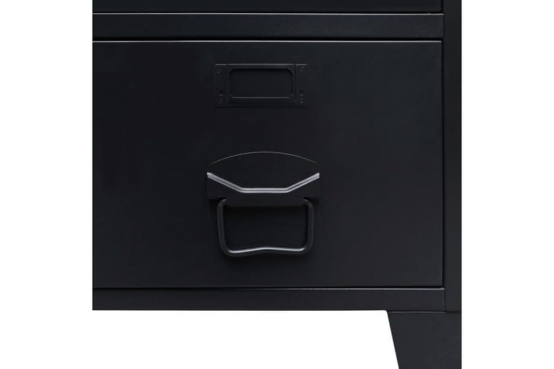 Garderobe metall industriell stil 67x35x107 cm svart - Oppbevaring - Klesoppbevaring - Garderober & garderobesystem