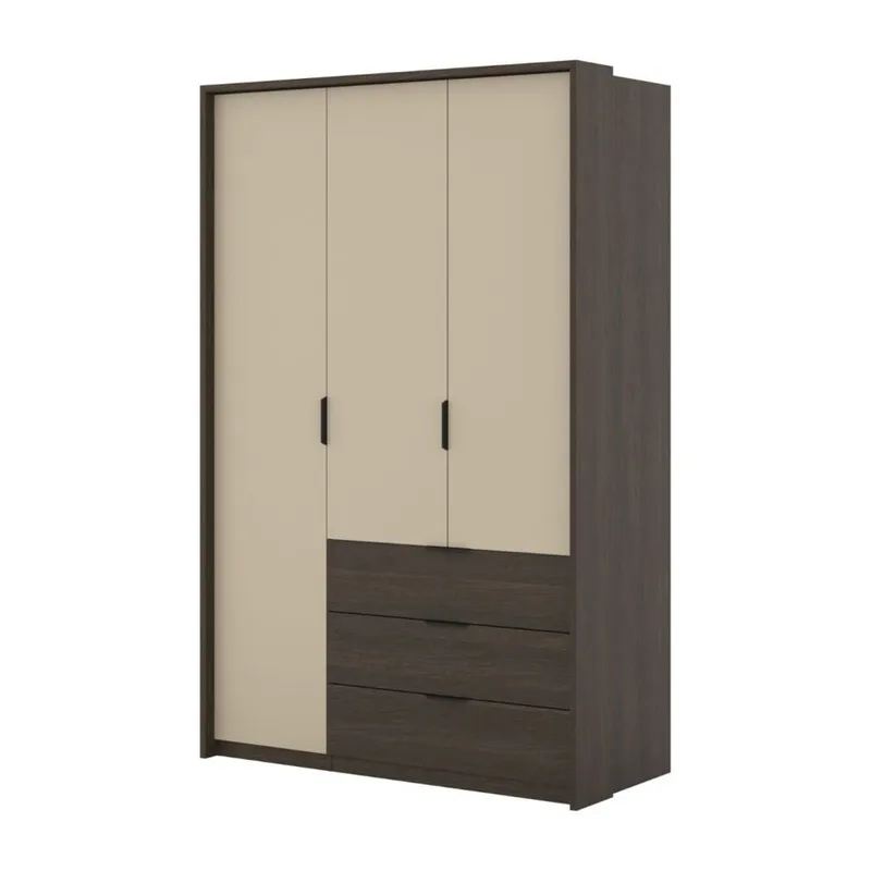 Garderobe Mola 3 dører med 3 skuffer, undefined