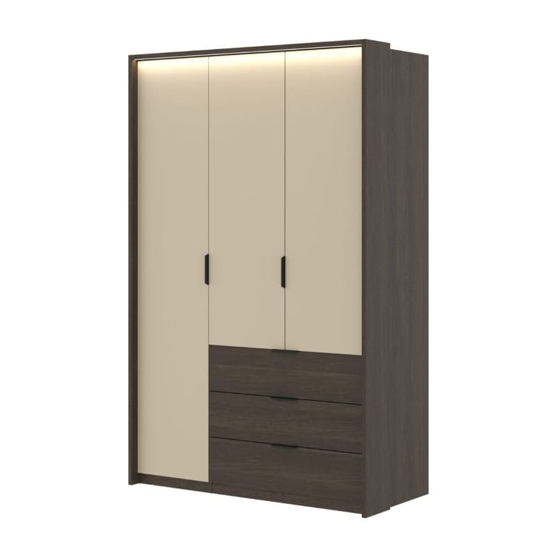Garderobe Mola 3 dører med 3 skuffer - Oppbevaring - Klesoppbevaring - Garderober & garderobesystem