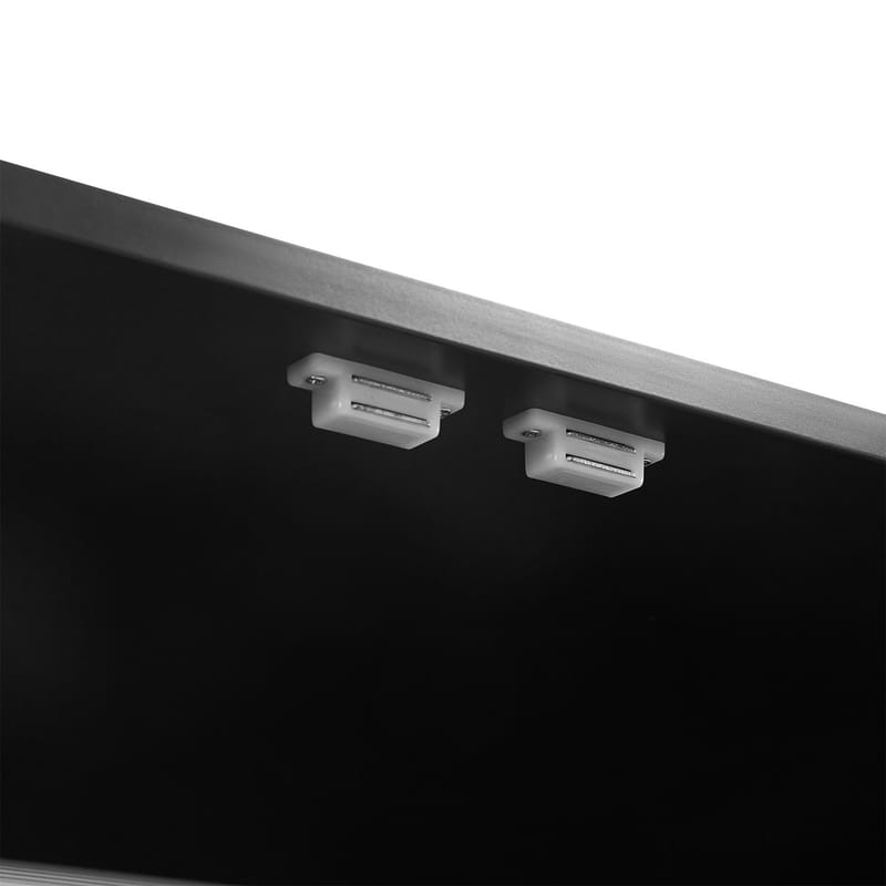 Garderobe Morvi 100x56x175 cm - Svart - Oppbevaring - Klesoppbevaring - Garderober & garderobesystem - Garderobeskap & klesskap
