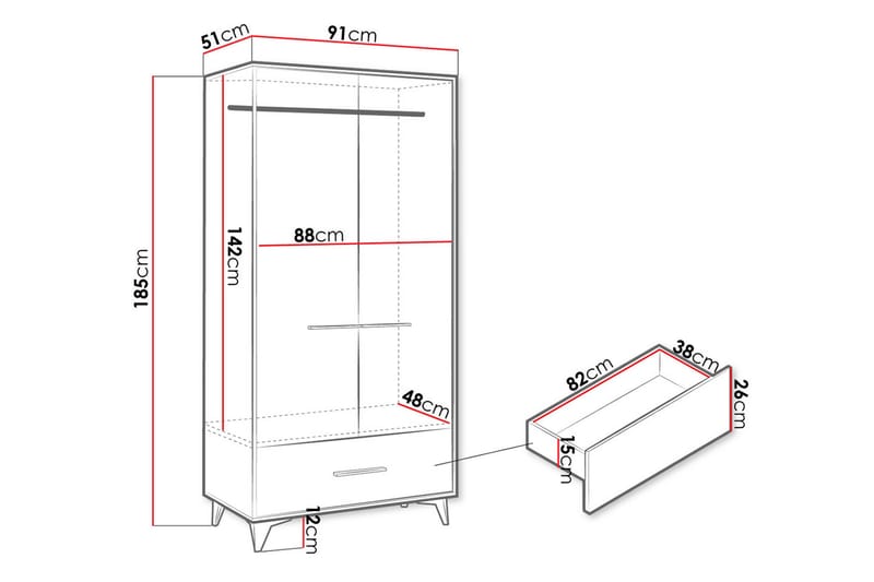 Garderobe - Natur - Oppbevaring - Klesoppbevaring - Garderober & garderobesystem