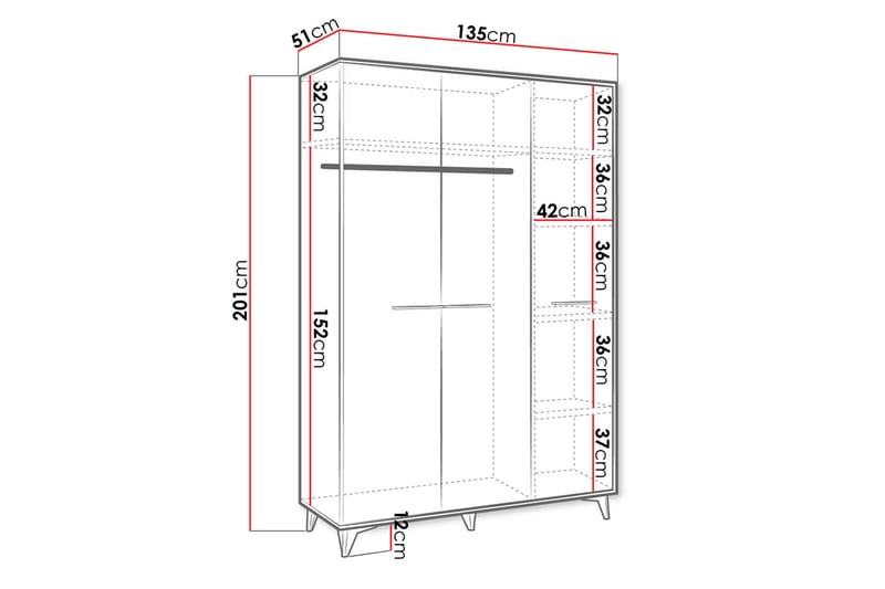 Garderobe - Natur - Oppbevaring - Klesoppbevaring - Garderober & garderobesystem