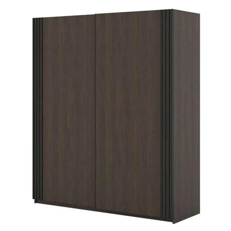 Garderobe Niva Bred 2 Skyvedør, Dunin Eik