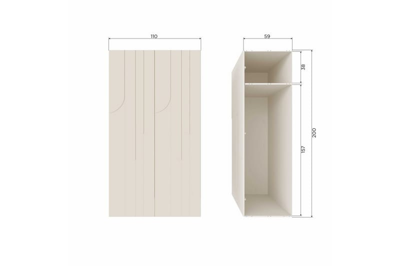 Garderobe Rain - Oppbevaring - Klesoppbevaring - Garderober & garderobesystem - Garderobeskap & klesskap