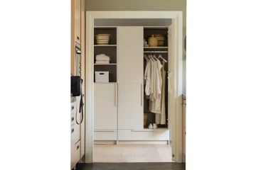 Garderobe Ren 2 dører - 2 dører - Oppbevaring - Klesoppbevaring - Garderober & garderobesystem - Garderobeskap & klesskap