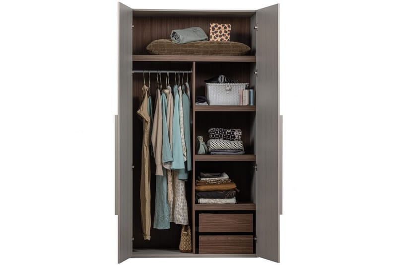 Garderobe Rens 2 dører - 2 dører - Oppbevaring - Klesoppbevaring - Garderober & garderobesystem - Garderobeskap & klesskap