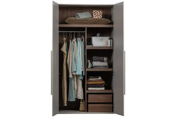 Garderobe Rens 2 dører - 2 dører - Oppbevaring - Klesoppbevaring - Garderober & garderobesystem - Garderobeskap & klesskap