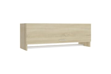 Garderobe sonoma eik 100x32,5x35 cm sponplate - Brun - Oppbevaring - Klesoppbevaring - Garderober & garderobesystem