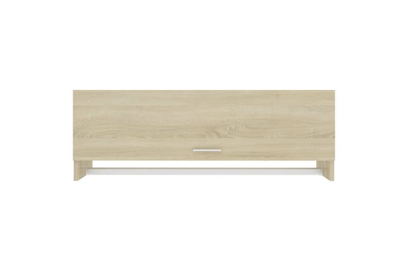 Garderobe sonoma eik 100x32,5x35 cm sponplate - Brun - Oppbevaring - Klesoppbevaring - Garderober & garderobesystem