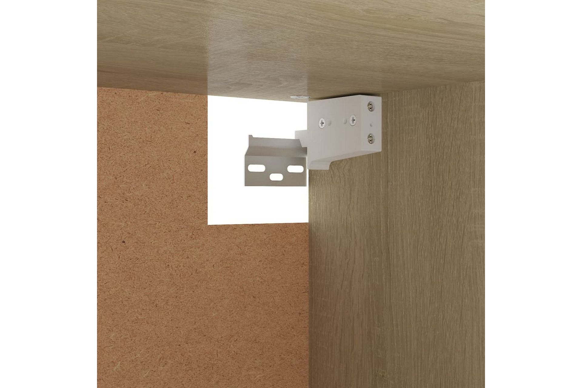 Garderobe sonoma eik 100x32,5x35 cm sponplate - Brun - Oppbevaring - Klesoppbevaring - Garderober & garderobesystem
