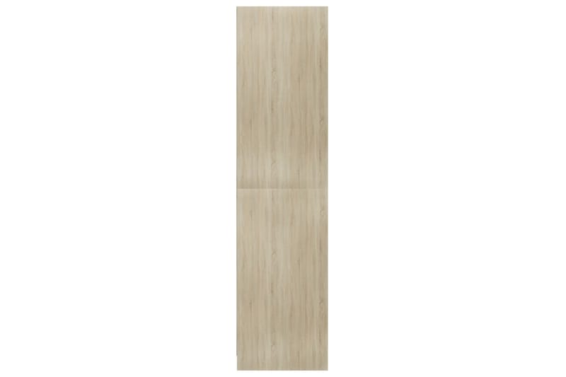 Garderobe sonoma eik 100x50x200 cm sponplate - Brun - Oppbevaring - Klesoppbevaring - Garderober & garderobesystem