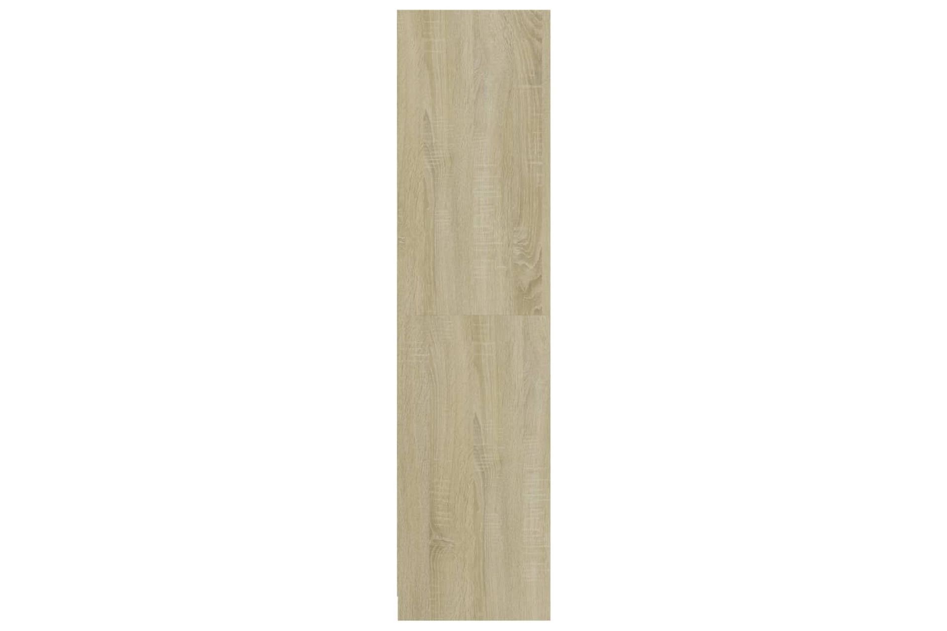 Garderobe sonoma eik 100x50x200 cm sponplate - Brun - Oppbevaring - Klesoppbevaring - Garderober & garderobesystem