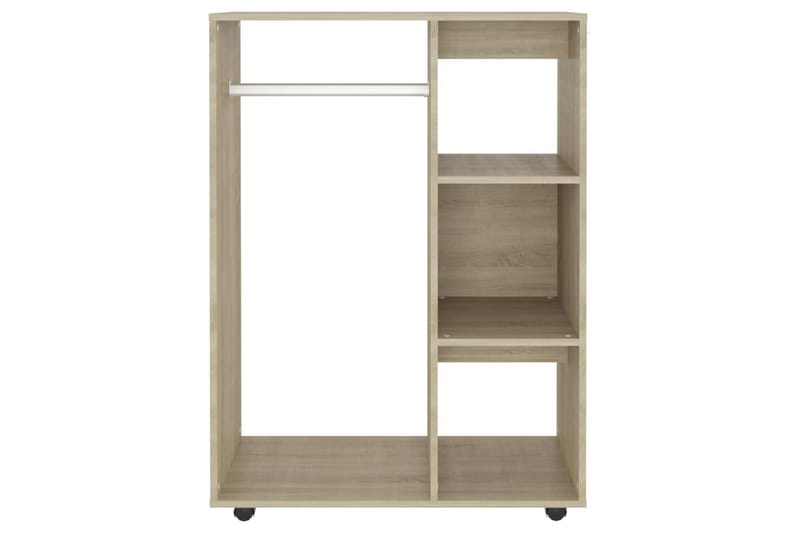 Garderobe sonoma eik 80x40x110 cm sponplate - Brun - Oppbevaring - Klesoppbevaring - Garderober & garderobesystem
