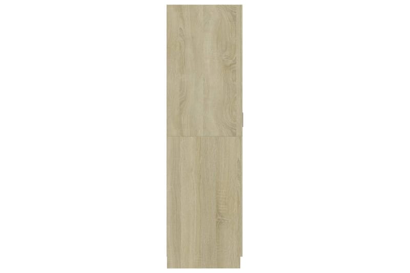 Garderobe sonoma eik 80x52x180 cm sponplate - Oppbevaring - Klesoppbevaring - Garderober & garderobesystem