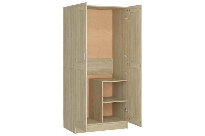 Garderobe sonoma eik 82,5x51,5x180 cm sponplate - Brun - Oppbevaring - Klesoppbevaring - Garderober & garderobesystem