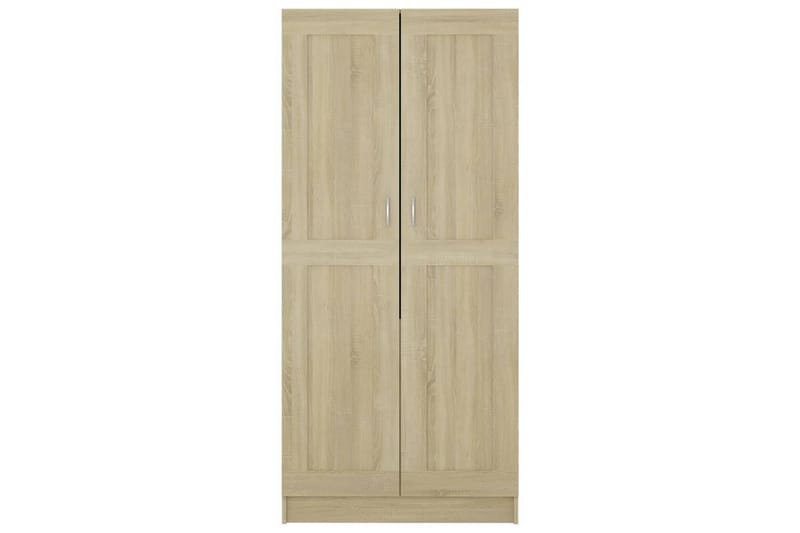 Garderobe sonoma eik 82,5x51,5x180 cm sponplate - Brun - Oppbevaring - Klesoppbevaring - Garderober & garderobesystem
