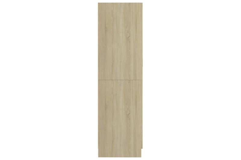 Garderobe sonoma eik 82,5x51,5x180 cm sponplate - Brun - Oppbevaring - Klesoppbevaring - Garderober & garderobesystem