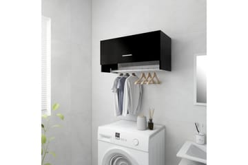 Garderobe svart 70x32,5x35 cm sponplate - Svart - Oppbevaring - Klesoppbevaring - Garderober & garderobesystem