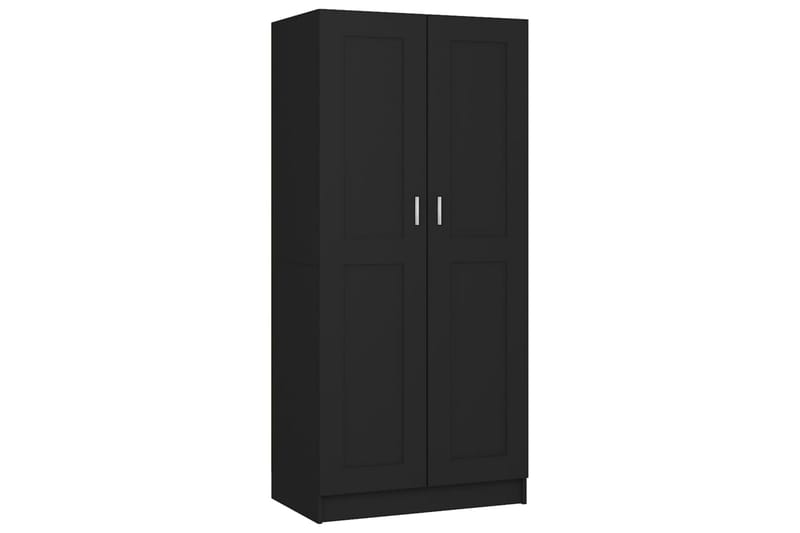 Garderobe svart 82,5x51,5x180 cm sponplate - Svart - Garderober & garderobesystem - Garderobeskap & klesskap