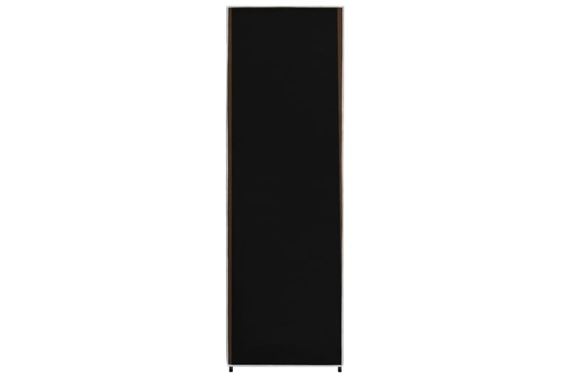 Garderobe svart 87x49x159 cm stoff - Oppbevaring - Klesoppbevaring - Garderober & garderobesystem
