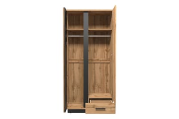 Garderobe - Svart|Eik - Oppbevaring - Klesoppbevaring - Garderober & garderobesystem