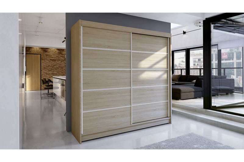 Garderobe Talin - Eik - Oppbevaring - Klesoppbevaring - Garderober & garderobesystem