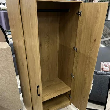 Garderobe Ulvmar 83x54x180 cm - Ask - Oppbevaring - Klesoppbevaring - Garderober & garderobesystem - Garderobeskap & klesskap