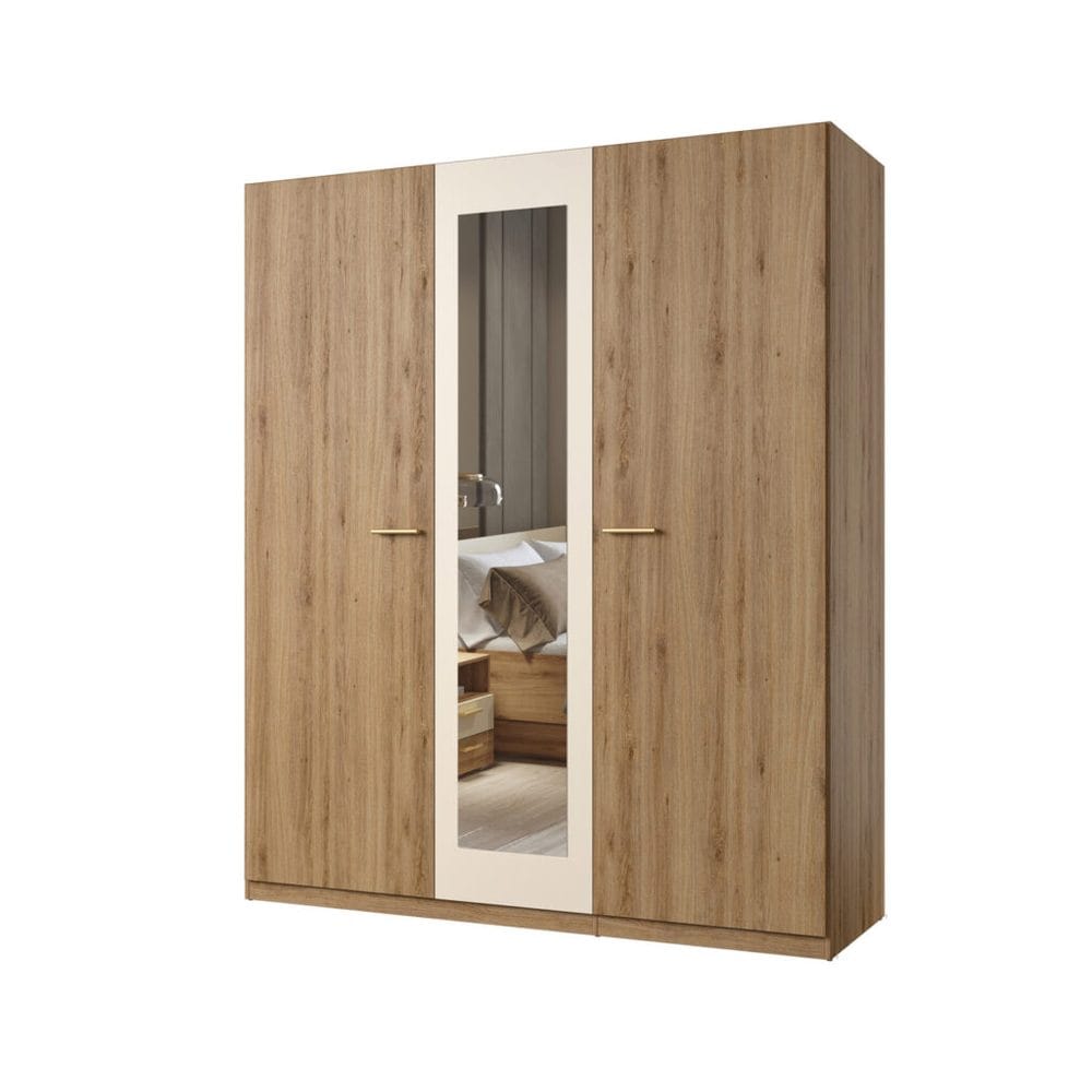 Garderobe Vertina 3 Dører 1 Speil -