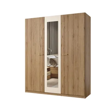 Garderobe Vertina 3 Dører 1 Speil - Oppbevaring - Klesoppbevaring - Garderober & garderobesystem