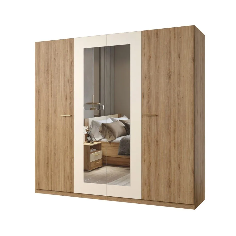 Garderobe Vertina 4 Dører 2 Speil -