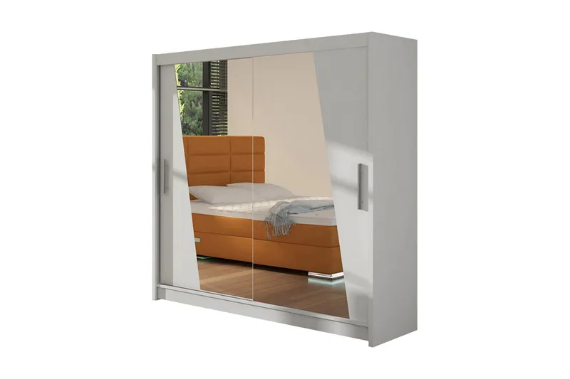 Garderobe Prag - Hvit - Oppbevaring - Klesoppbevaring - Garderober & garderobesystem